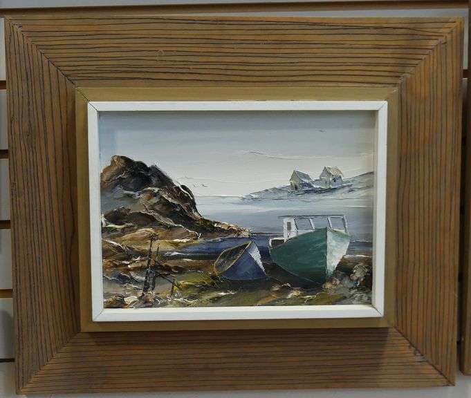 PAIR OF OIL PAINTINGS