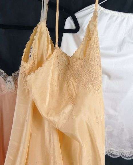 VINTAGE SLIPS INCL. CHINESE SILK