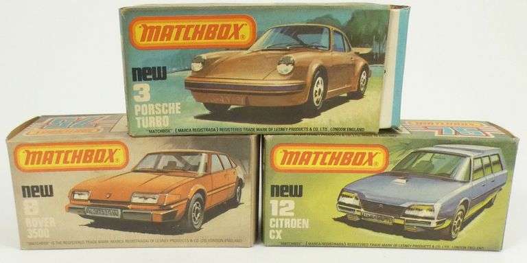 3 MATCHBOX IN BOXES