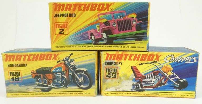 5 MATCHBOX NEW DIE-CAST IN BOXES