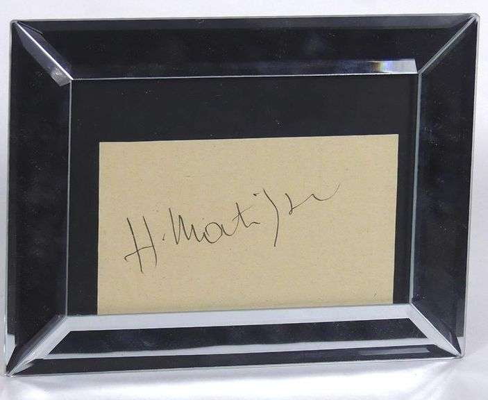 HENRI MATISSE SIGNATURE