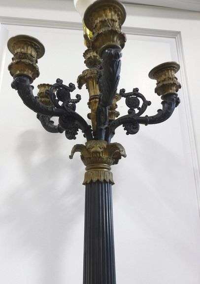 FRENCH BRONZE CANDELABRUM