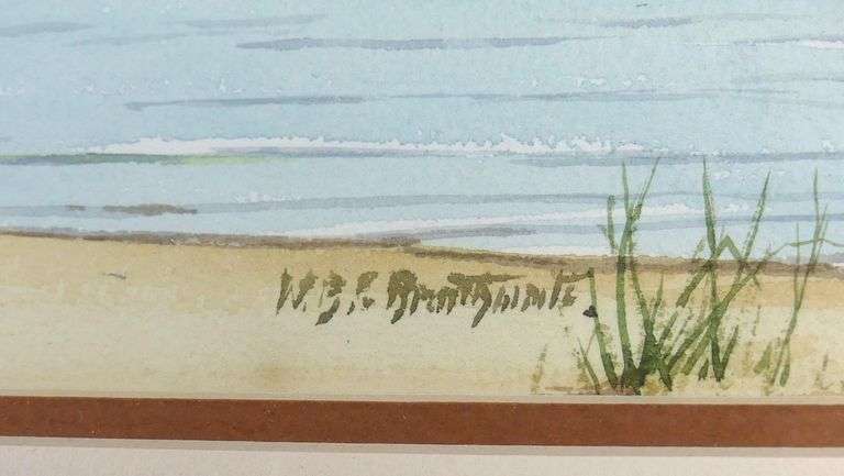 PAIR W.B.R. BRAITHWAITE WATERCOLOURS