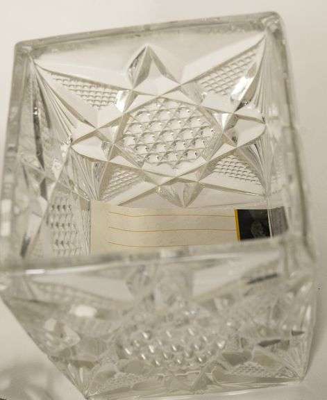 PRESSED GLASS PICKLE CRUET