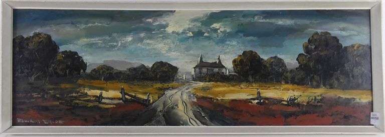 PAIR EDWARD ELLIOTT OILS