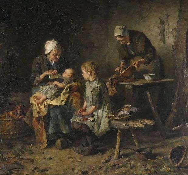 MAJOR OIL ON CANVAS BY JOHANNES WEILAND