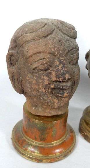 FOUR BUST SCULPTURES