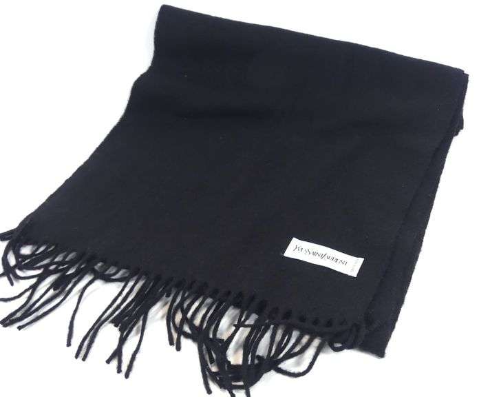YVES SAINT LAURENT WOOL SCARF