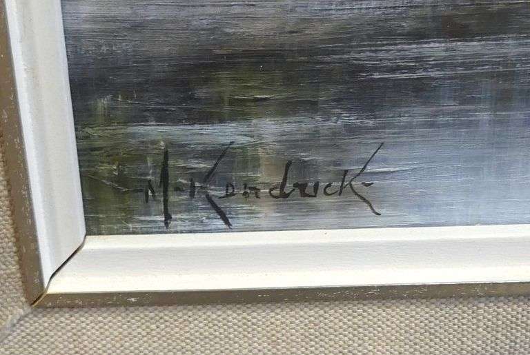 TWO FRAMED CANADIAN OIL PAINTINGS