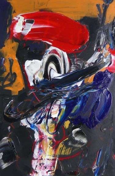 PAIR VAL SLOGGETT ACRYLICS