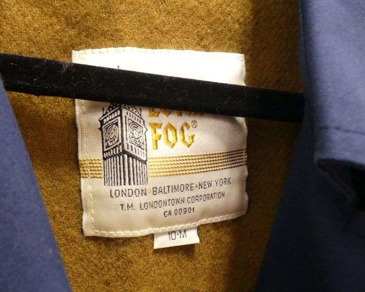 TWO LONDON FOG TRENCH COATS