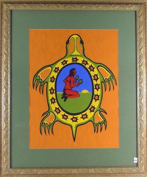 INDIGENOUS SERIGRAPH PRINT