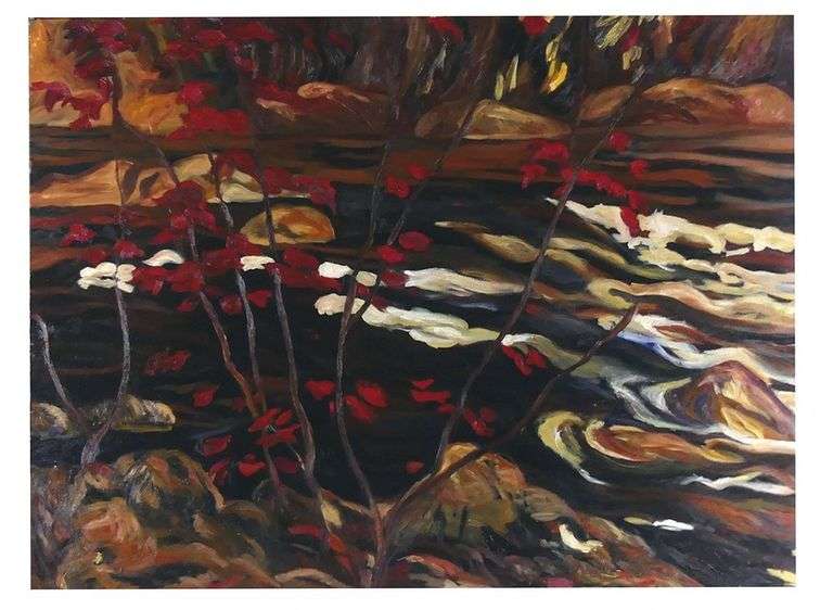 LARGE CANVAS PAINTING