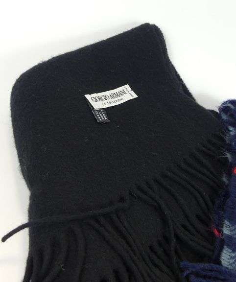 THREE DESIGNER SCARVES