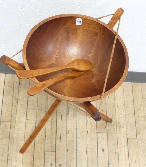 WOODEN SALAD BOWL SET