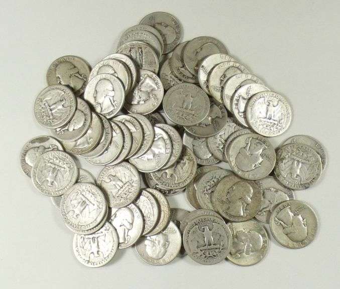 62 U.S. SILVER QUARTERS