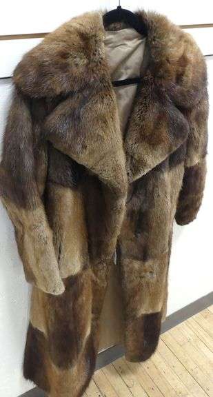 MUSKRAT FUR COAT