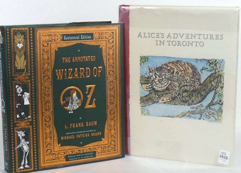 WIZARD OF OZ & ALICE'S ADVENTURES IN TORONTO ART BOOK