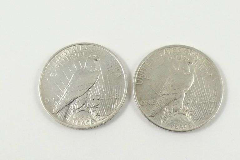 2 U.S. SILVER DOLLARS