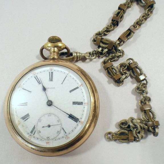 REGINA POCKET WATCH WITH CHAIN