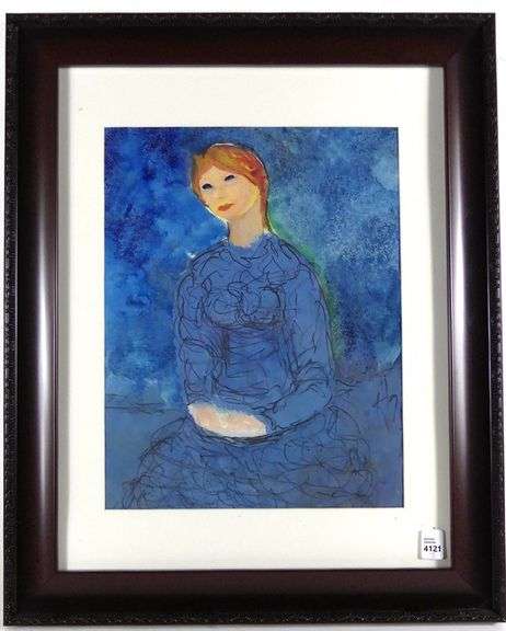 TWO HENRY HOENIGAN MIXED MEDIAS