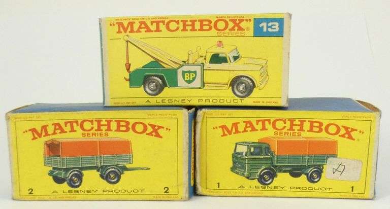3 MATCHBOX DIE-CAST IN BOXES