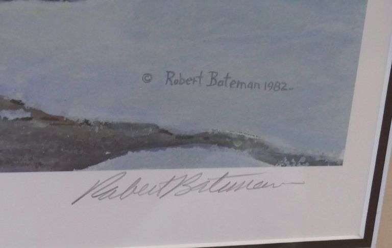 LIMITED EDITION ROBERT BATEMAN PRINT