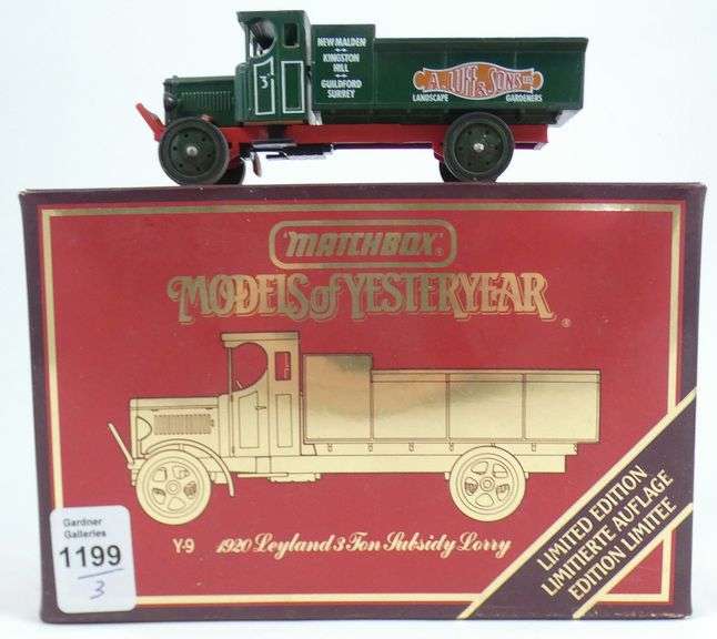 3 MATCHBOX MODELS OF YESTERYEAR