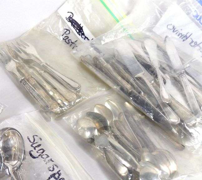 ASSORTED FLATWARE & SERVING PIECES