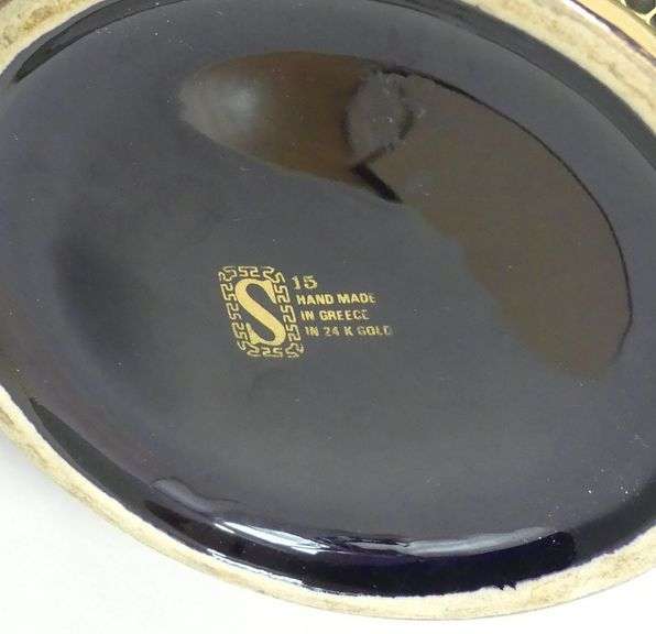 LARGE GREEK PORCELAIN VASE