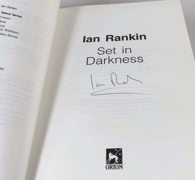FOUR AUTOGRAPHED IAN RANKIN VOLUMES
