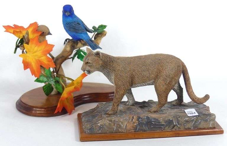 TWO W. SNYDER CARVINGS