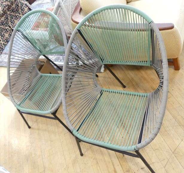 PAIR OF MCM PATIO CHAIRS
