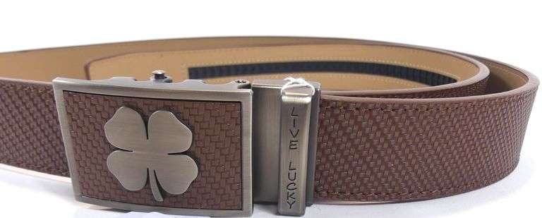LIVE LUCKY LEATHER BELT