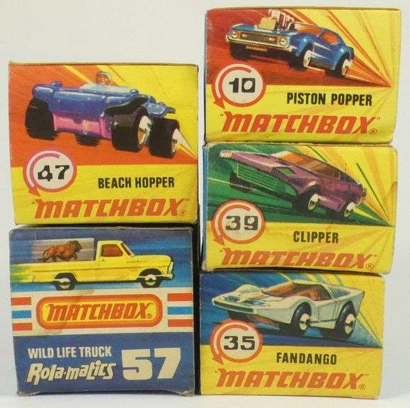 5 MATCHBOX ROLA-MATICS IN BOXES