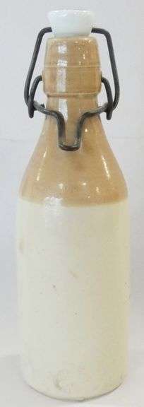 SIGNED STONEWARE BOTTLE