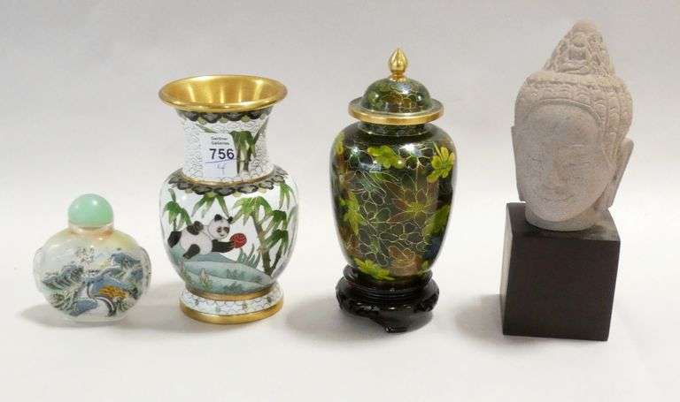 BUST, VASE, URN AND SNUFF BOTTLE