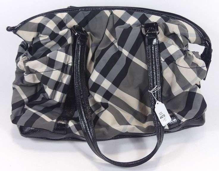 BURBERRY TARTAN TRAVEL BAG