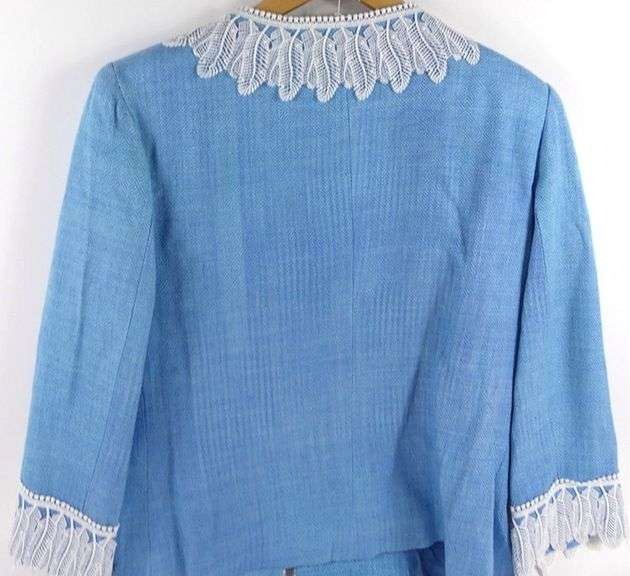 PAT BURNS-WENDLAND SILK & LACE JACKET