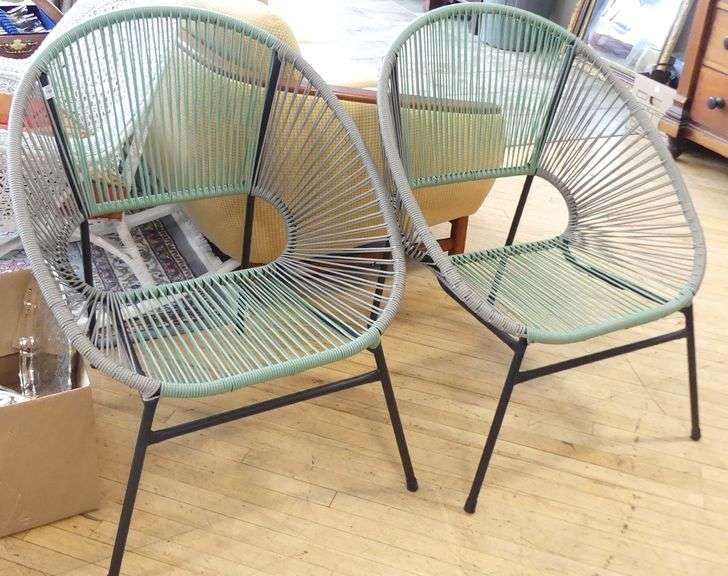 PAIR OF MCM PATIO CHAIRS