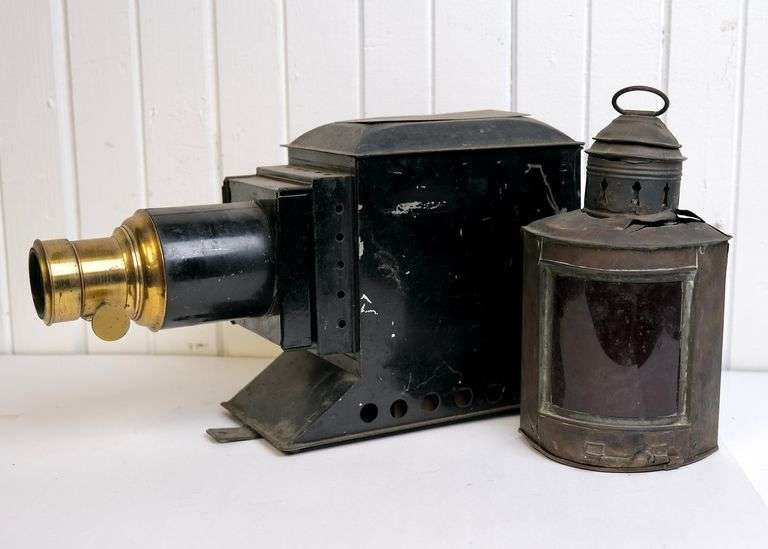 MAGIC LANTERN AND SHIP'S LAMP