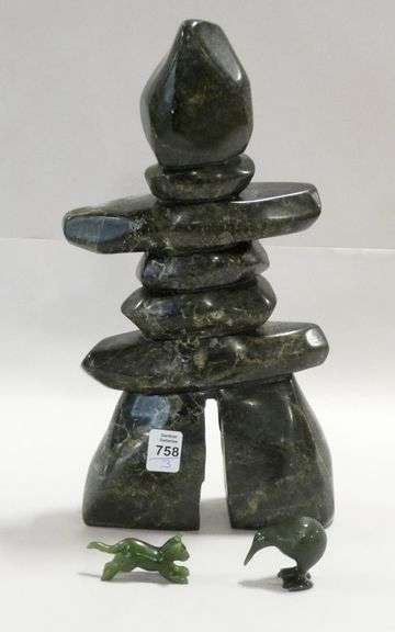 THREE INDIGENOUS STONE CARVINGS