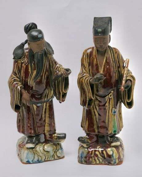 SHIWAN POTTERY FIGURES