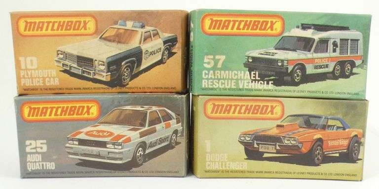 4 MATCHBOX 75 DIE-CAST