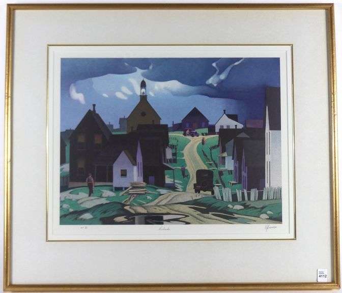 HAND-SIGNED A.J. CASSON PRINT