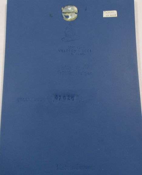 METTLACH LIMITED EDITION PLAQUE