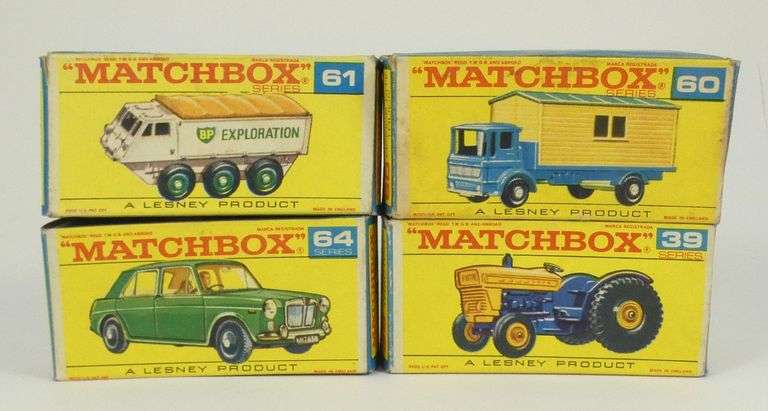 4 MATCHBOX IN BOXES
