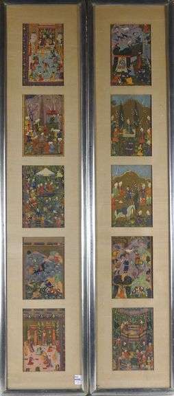 PERSIAN MINIATURES IN FRAMES
