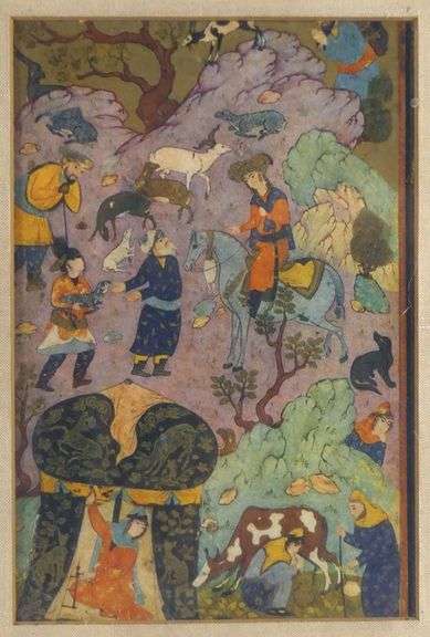 PERSIAN MINIATURES IN FRAMES