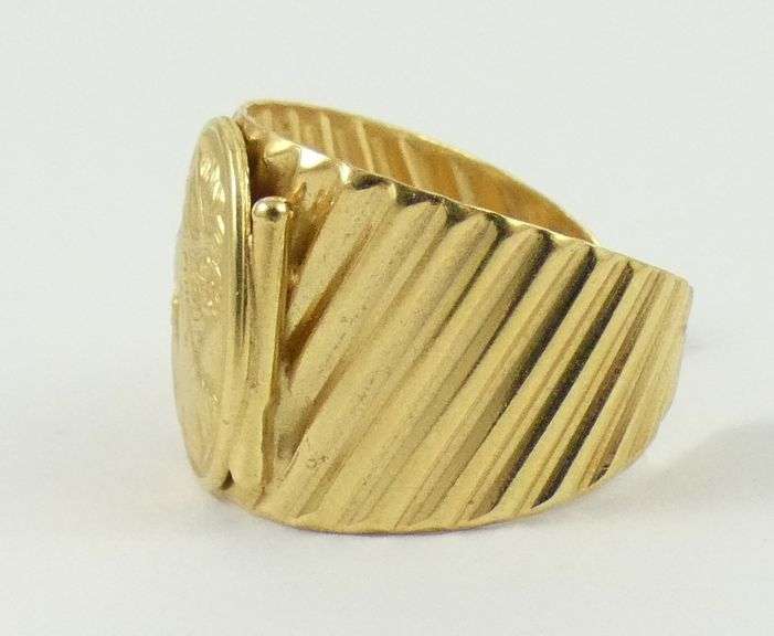 ITALIAN GOLD RING